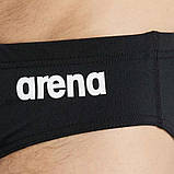 Плавки-сліпи Arena TEAM SWIM BRIEFS SOLID чорний Чоловіки 100, фото 3