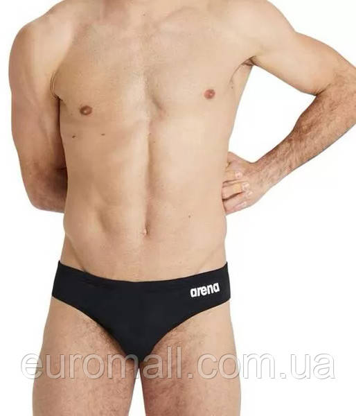 Плавки-сліпи Arena TEAM SWIM BRIEFS SOLID чорний Чоловіки 80, фото 1