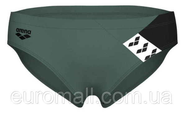Плавки-сліпи для Чоловікиовікі Arena STRIPE SWIM BRIEFS оливкй, чорний Чоловіки 90, фото 1