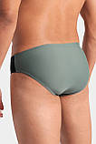 Плавки-сліпи для Чоловікиовікі Arena STRIPE SWIM BRIEFS оливкй, чорний Чоловіки 90, фото 7