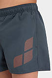 Шорти для плавання Arena BEACH SHORT LOGO R сірий, помаранчевий Діти 128см, фото 3