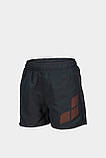 Шорти для плавання Arena BEACH SHORT LOGO R сірий, помаранчевий Діти 128см, фото 4