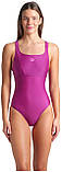 Купальник закритий для Жінкиок Arena SOLID SWIMSUIT CONTROL PRO BAC фіолетовий Жінки 44, фото 9