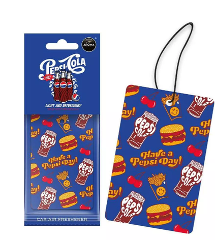 Автомобільний ароматизатор Aroma Car Pepsi Cellulose Fast Food, фото 1