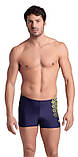 Плавки-шорти для Чоловікиовіків Arena KIKKO V SWIM SHORT темно-синій, жовтий Чоловіки 85, фото 4