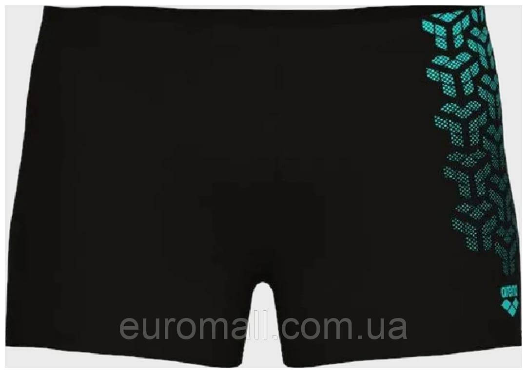 Плавки-шорти для Чоловікиовіків Arena KIKKO V SWIM SHORT чорний, зелений Чоловіки 80, фото 1
