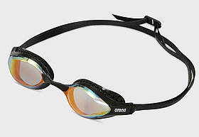 Окуляри для плавання Arena AIR-SPEED MIRROR жовтий, мідно-чорний Унісекс OSFM