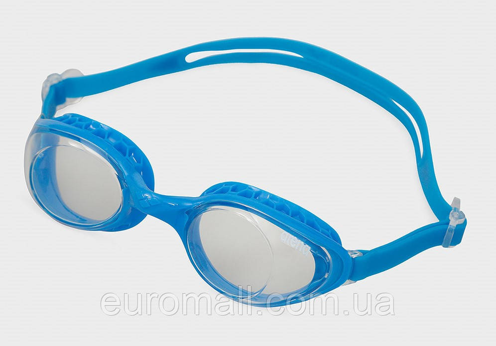 Окуляри для плавання Arena AIRSOFT прозорий, блакитний Унісекс OSFM, фото 1