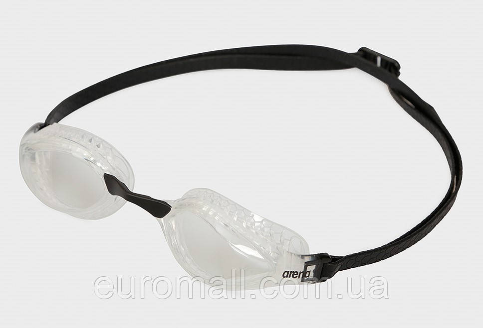 Окуляри для плавання Arena AIRSPEED прозорий, чорний Унісекс OSFM, фото 1
