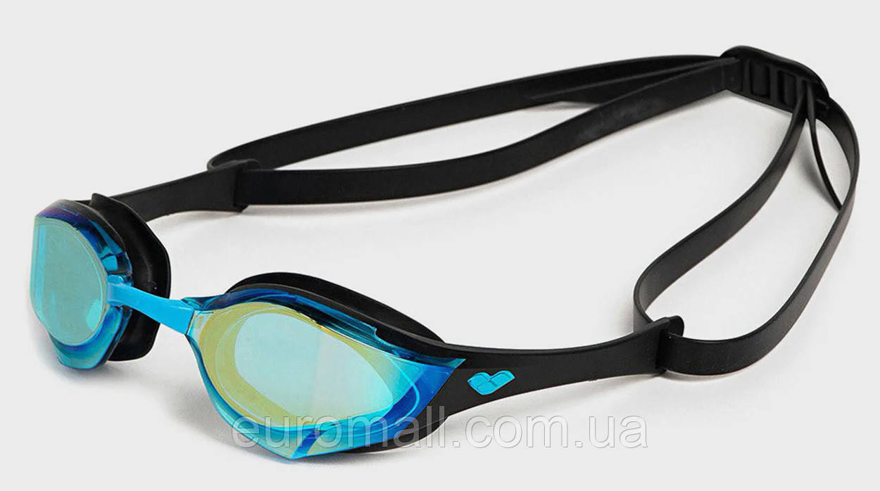 Окуляри для плавання Arena COBRA EDGE SWIPE MIRROR чорний, бірюзовий Унісекс OSFM, фото 1