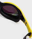 Окуляри для плавання Arena COBRA EDGE SWIPE MIRROR чорний, жовтий Унісекс OSFM, фото 6
