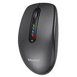 Миша бездротова USB + Bluetooth Meetion BTM100R 3-mode(2.4+BT1+BT2) 3200dpi 300mAh сіра, фото 3
