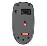 Миша бездротова USB + Bluetooth Meetion BTM100R 3-mode(2.4+BT1+BT2) 3200dpi 300mAh сіра, фото 4