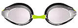 Окуляри для плавання Arena TRACKS JR MIRROR сріблястий, чорний, жовтий Діти OFSM, фото 2