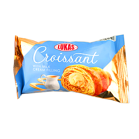 Круасан Lukas з молочно-кремовою начинкою 45г