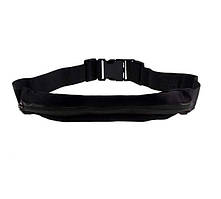 Сумка на пояс для бігу RunBag Вологостійка Black (3653153)