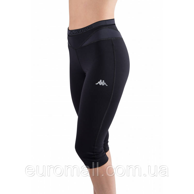 Капрі спорт Kappa Leggings чорний Жін L/XL арт K2190 Nero