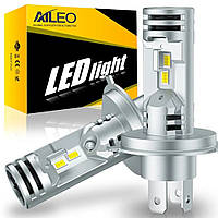 LED лампи H4 AILEO 6000K 18000LM 72W CSP IP68 Ближнє Дальнє Світло