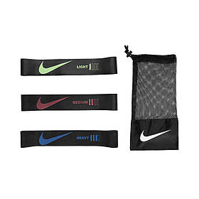Еспандер-петля Nike RESISTANCE BANDS MINI 3 PK BLACK/BLACK/BLACK чорний Уні 60х5см