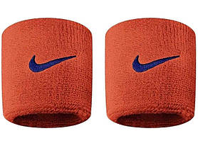 Напульсник Nike SWOOSH WRISTBANDS 2 PK TEAM ORANGE/COLLEGE NA помаранчевий Уні OSFM