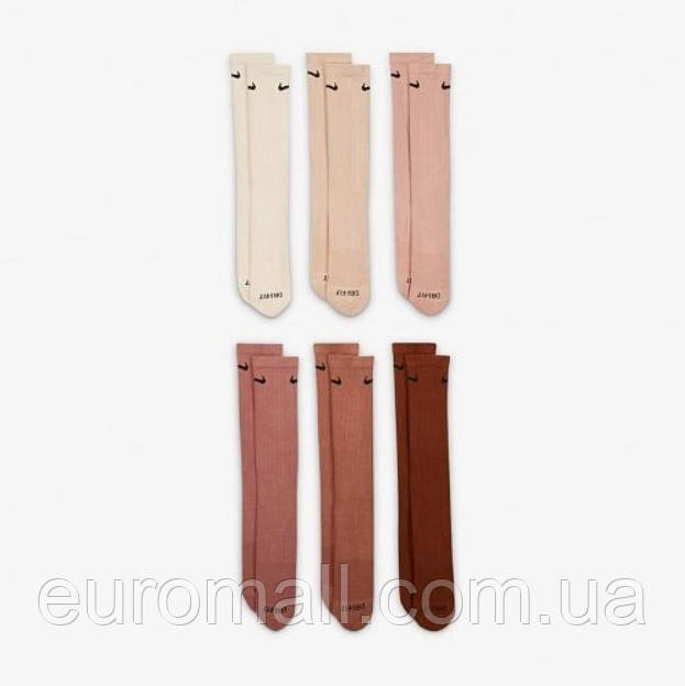 Шкарпетки Nike U NK ED PLS CSH CRW 6PR — 132 мультиколор Чол 46-50
