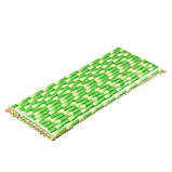 Коктейльні трубочки з принтом бамбука 25 штук 20 см зелений, фото 2