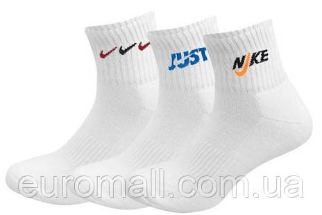 Шкарпетки Nike U NK EVERYDAY PLUS CUSH ANKLE білий, мультиколор Чол 42-46