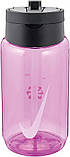 Пляшка Nike TR RENEW RECHARGE STRAW BOTTLE 24 OZ рожевий, чорний, білий Уні 709 мл, фото 3