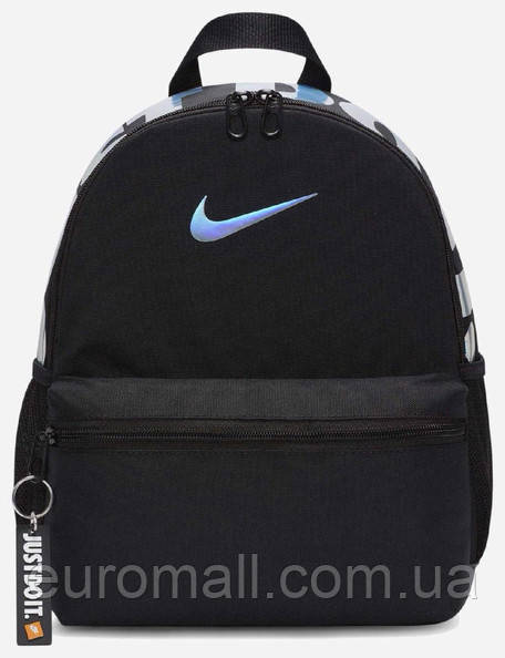 Рюкзак Nike Y NK BRSLA JDI MINI BKPK чорний Діт 33 x 25,5 x 12,5 см