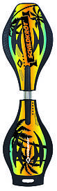 Вейвборд Schildkröt Waveboard Good Vibes Ocean Drive чорний, мультиколор Уні Max:80 кг