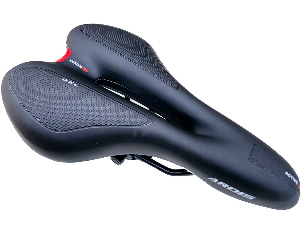 Сідло велосипедне Baisike M054 з вентиляційним отвором, замок, фото 1