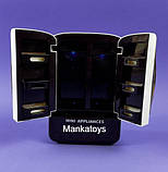 Холодильник іграшковий дитячий 6906 A розмір - 13х9.5х19 см, підсвічування, мелодія, рухомі елементи, фото 2