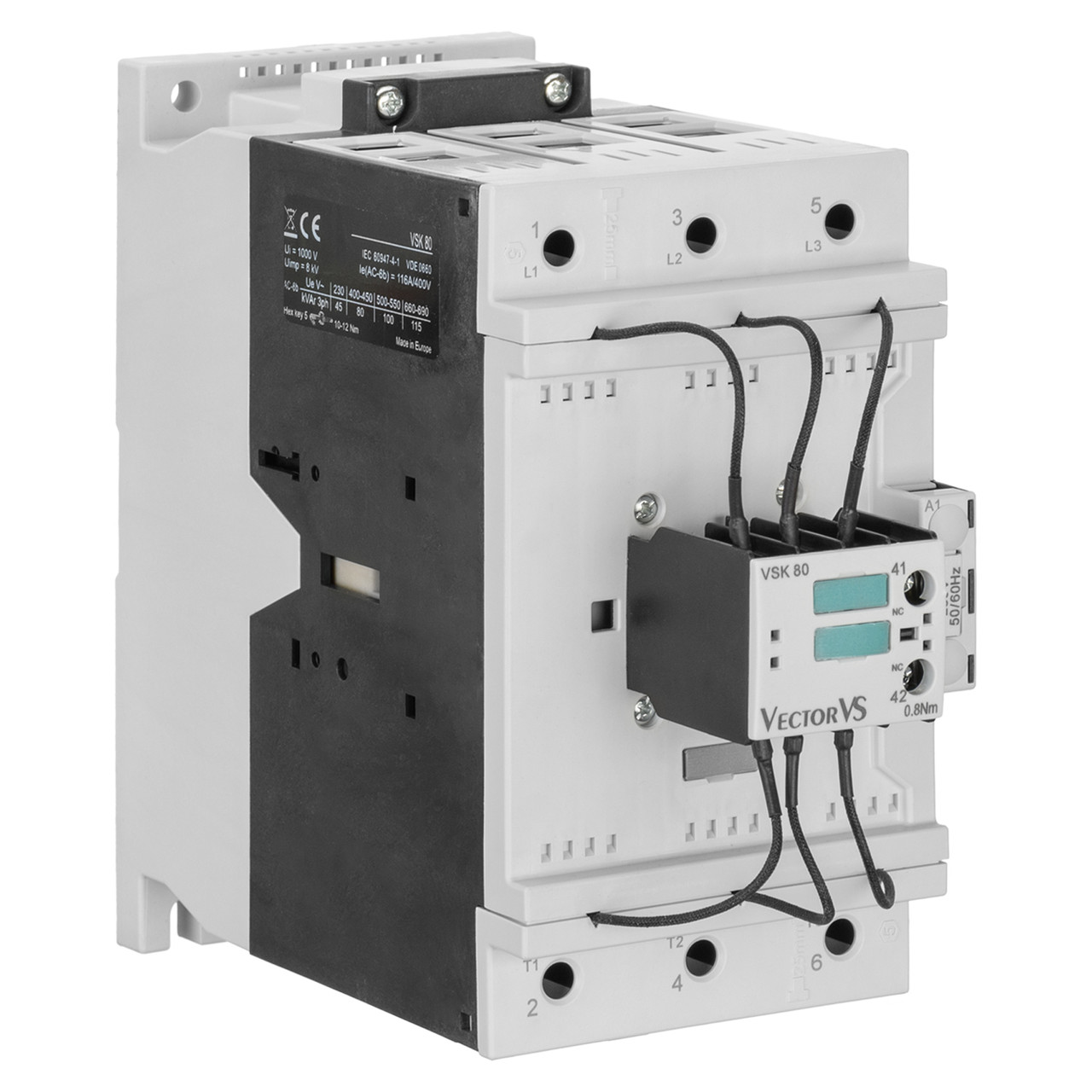 Контактор для коммутации конденсаторов до 80 кВАр, фото 1