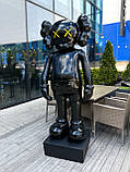 Kaws Companion Black велика колекційна фігурка 180 см чорний, фото 6