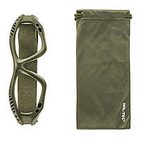 Тактичні окуляри Mil-Tec Commando Goggles Air Pro Clear олива прозорі