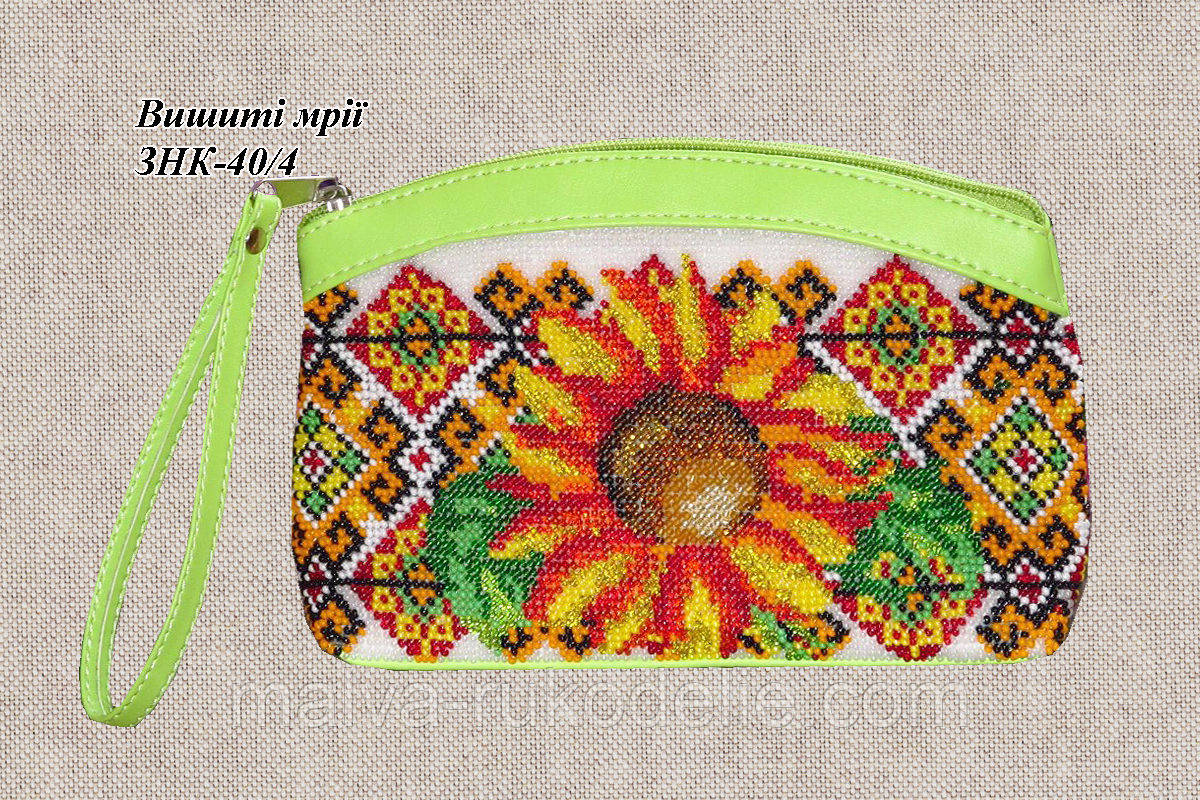 Косметичка-заготовка під вишивку ЗНК-40/4 (шкіра/шкіра) Кожзам