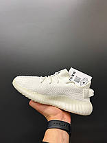 Кросівки Adidas Yeezy Boost 350 White Адідас Ізі Буст 350 білі текстиль весна літо Унісекс, фото 4