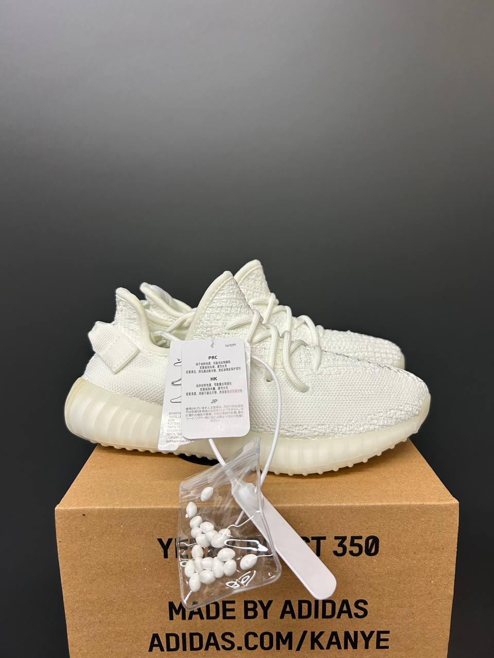 Кросівки Adidas Yeezy Boost 350 White Адідас Ізі Буст 350 білі текстиль весна літо Унісекс
