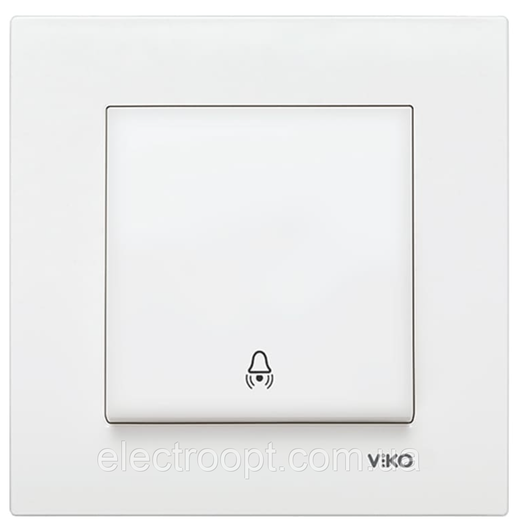 Кнопка дзвінка VIKO Karre (білого кольору)