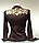 Кофточка жіноча Row Couture коричнева, фото 3