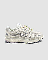 Женские кросівки Nike P-6000 Beige Grey Violet Взуття Найк П-6000 бежеві сітка гладка шкіра демісезонні, фото 3