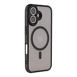 Чохол TPU+PC Anti Drop Full Camera with MagSafe для iPhone 16 Колір Black, фото 7