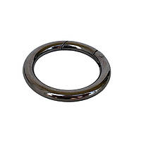 Кільця карабін для сумки темний нікель (4 см)