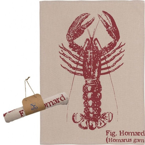 Рушник кухонний Lobster 70х50 см бавовна пісочний Batela.