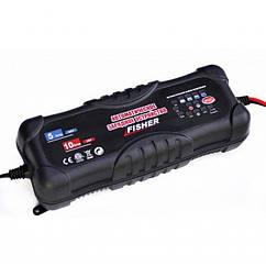 Автоматична зарядка для акумуляторів FISHER 2-5-10 А 12-24 V