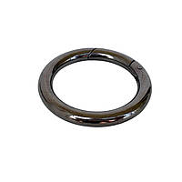 Кільця карабін для сумки темний нікель (3,5 см)