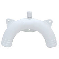 Сифон для унітазу 19/25/38 мм поліпропілен Osculati (25 мм) для зливів електричних унітазів з клапаном 25 мм Італія