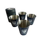 Набір металевих стопок у футлярі 75мл (PM20-4)