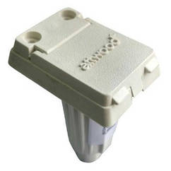 Оснування для кріплення топового вогню Attwood (біле) врізне прямокутне з пластику нікельовані контакти 57x44.5 мм США