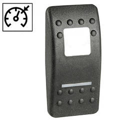 Кнопка Carling Switch Contura II 11 з підсвіткою для приладової панелі чорний полікарбонат неслизьке покриття